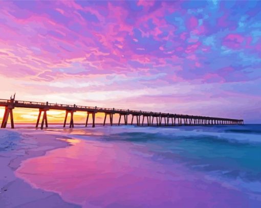 Gulf Of Mexico Beach paint by numbers