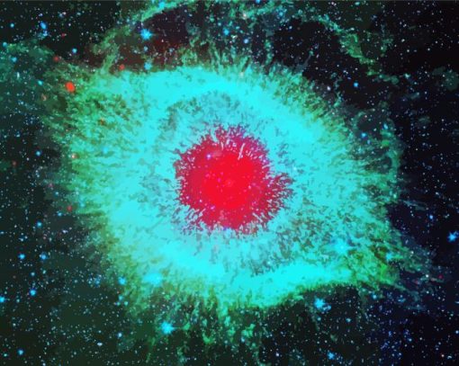 Helix Nebula Paint by numbers