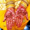 Henna Wedding Jewelry paint by numbers