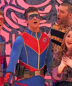 Henry Danger Characters paint by numbers