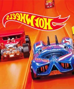 Hot Wheels Cars paint by numbers