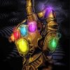 Infinity Gauntlet paint by numbers