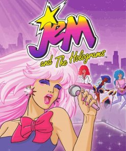 Jam And The Holograms Paint By Numbers