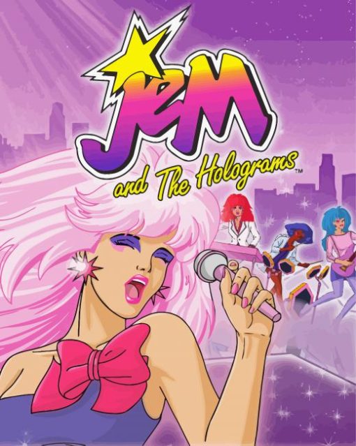 Jam And The Holograms Paint By Numbers