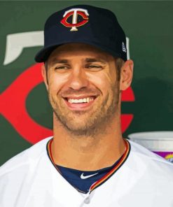 Joe Mauer paint by numbers