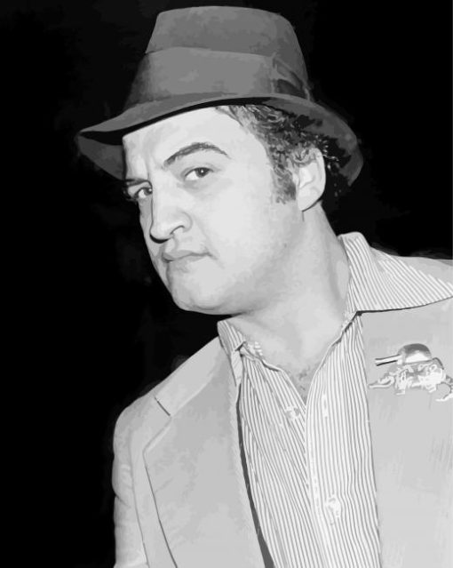 John Belushi Comedian paint by numbers