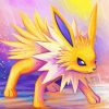 Jolteon Pokemon Art paint by numbers