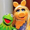 Kermot And Miss Piggy paint by numbers