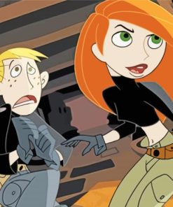 Kim Possible Adventure Paint By Numbers