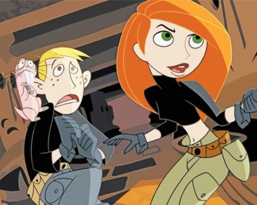 Kim Possible Adventure Paint By Numbers