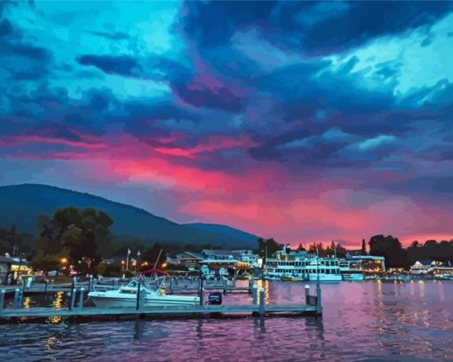 Lake George New York Paint By Numbers