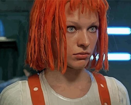 Leeloo The Fifth Element paint by numbers