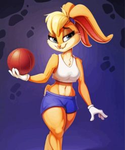 Lola Bunny paint by numbers