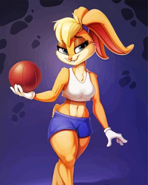 Lola Bunny paint by numbers