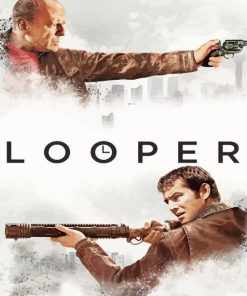 Looper Movie Poster paint by numbers