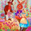 Mad Hatters Tea Party Art paint by numbers