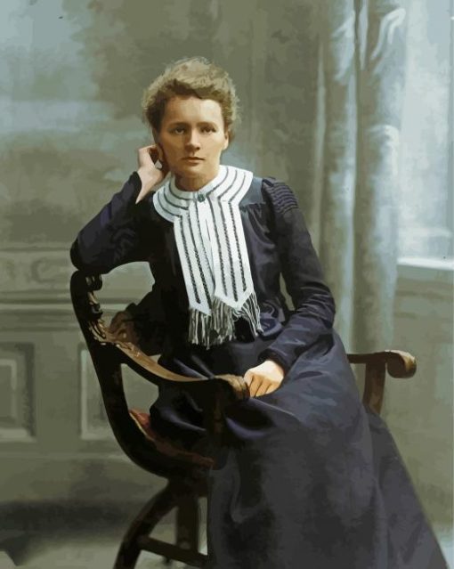 Maria Curie Physicist paint by numbers