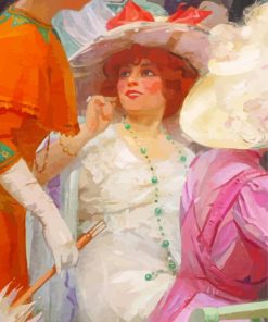 Marie Bracquemond Vintage Lady paint by numbers