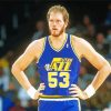 Mark Eaton Utah Jazz Player paint by numbers