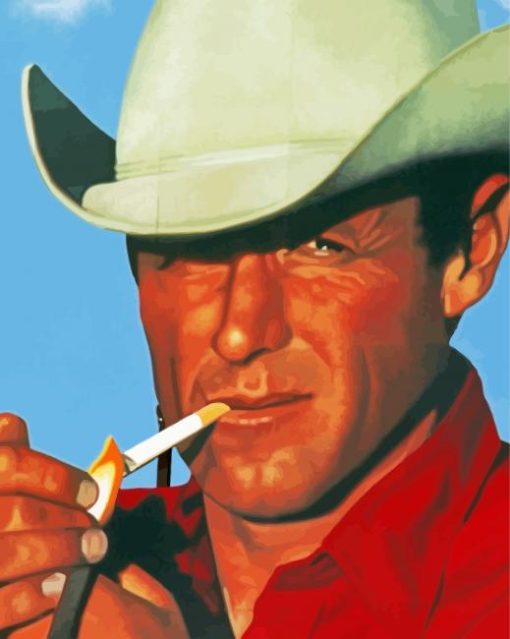 Marlboro Man Art paint by numbers