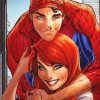 Mary Jane And Spiderman Paint By Numbers