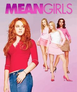 Mean Girls Movie Poster paint by numbers