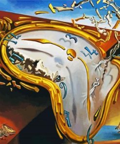 Melted Clocks paint by numbers