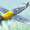 Messerschmitt Bf 109 paint by numbers