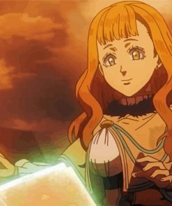 Mimosa Vermillion On Black Clover Character paint by numbers