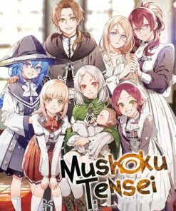 Mushoku Tensei Poster paint by numbers