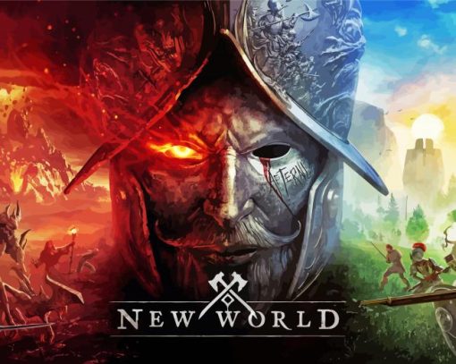 New World Video Game Paint By Numbers