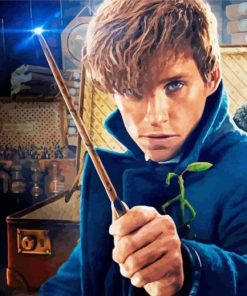 Newt Scamander Character paint by numbers