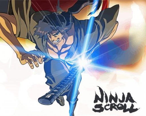 Ninja Scroll Anime paint by numbers