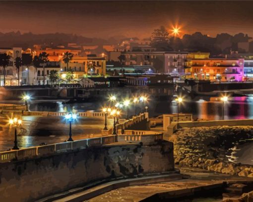 Otranto At Night paint by numbers