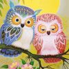 Owl Couple Art paint by numbers