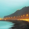 Peru Ocean Coast Light paint by numbers