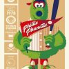 Phillie Phanatic Poster paint by numbers