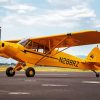 Piper Cub Aircraft paint by numbers