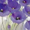 Purple And Grey Flowers Paint By Numbers