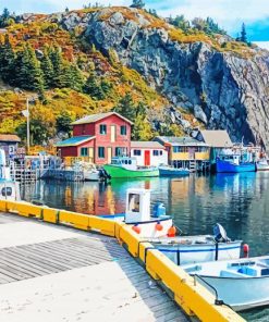 Quidi Vidi Canada paint by numbers