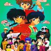 Ranma Japanese Manga paint by numbers