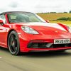 Red Porsche Boxster paint by numbers