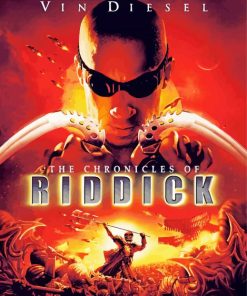 Riddick Movie Poster paint by numbers