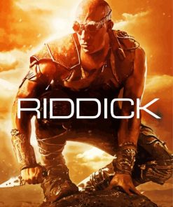 Riddick Science Fiction Movie paint by numbers