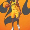 Rudy Gobert Poster paint by numbers