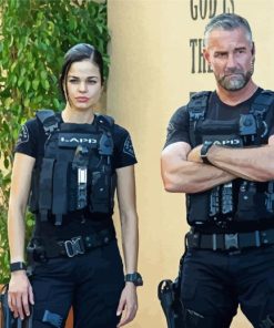 SWAT Serie Characters paint by numbers