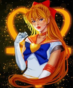 Sailor Venus Art paint by numbers