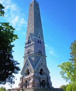 Saratoga Springs Monument paint by numbers