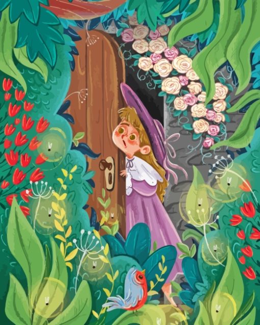 Secret Garden Cartoon paint by numbers