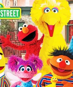 Sesame Street paint by numbers